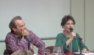 Gustavo Dessal y Amanda Goya