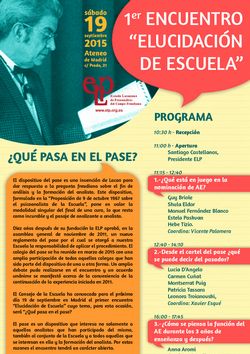 Elucidacion de Escuela 1 -2015