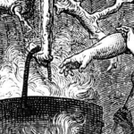 Grabado de una Ordalía o "juicio de Dios"