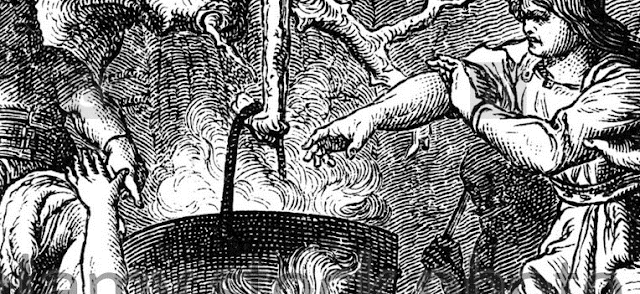 Grabado de una Ordalía o "juicio de Dios"