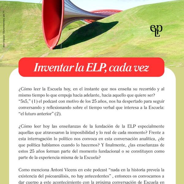 afiche Inventar la ELP cada vez conv de escuela 2025