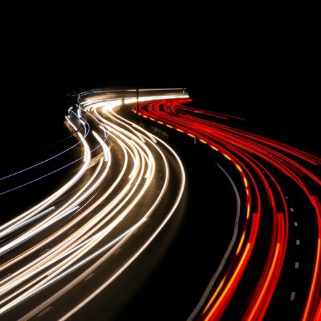 foto autopista noche