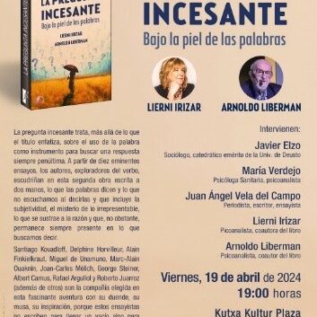 presentacion libro la pregunta incesante 2024